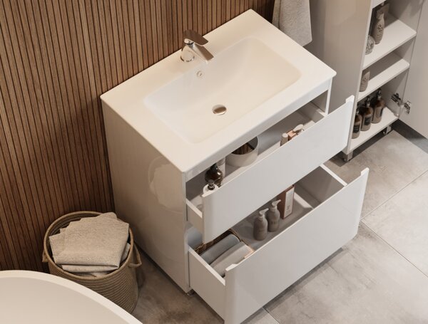 Lavedo Ester 70 White koupelnová skříňka s umyvadlem