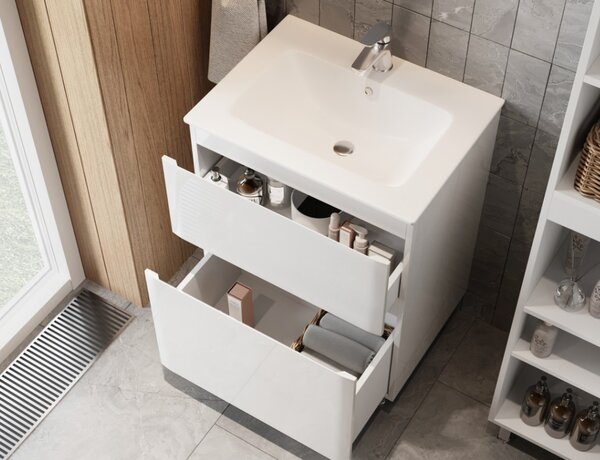 Lavedo Ester 60 White koupelnová skříňka s umyvadlem