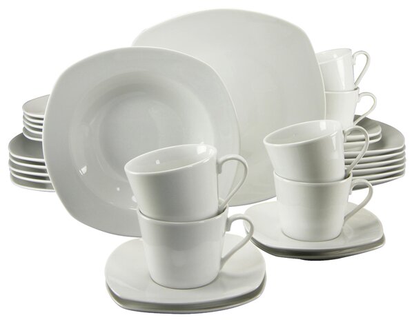KOMBINOVANÁ SOUPRAVA, 30dílné, porcelán - Online Only nádobí, Online Only