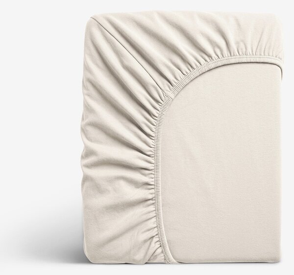 Goldea bambusové elastické prostěradlo - přírodní béžové 90 x 200 cm