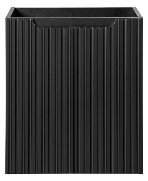 Skříňka pod umyvadlo NOVA Black 82-50-2D | 50 cm s dvířky