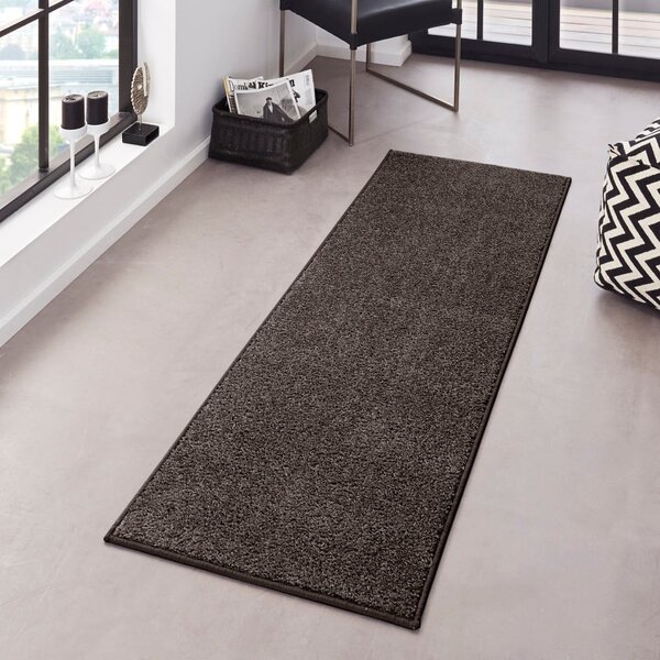 Antracitově šedý běhoun Hanse Home Pure, 80 x 200 cm
