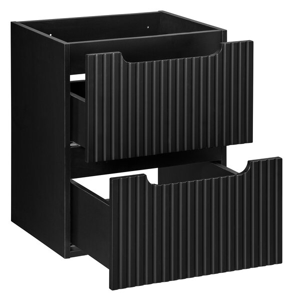 Skříňka pod umyvadlo NOVA Black 82-50-2S | 50 cm