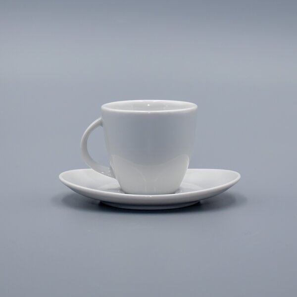 LOOS, Šálek s podšálkem kávový 140 ml, bílá, Thun