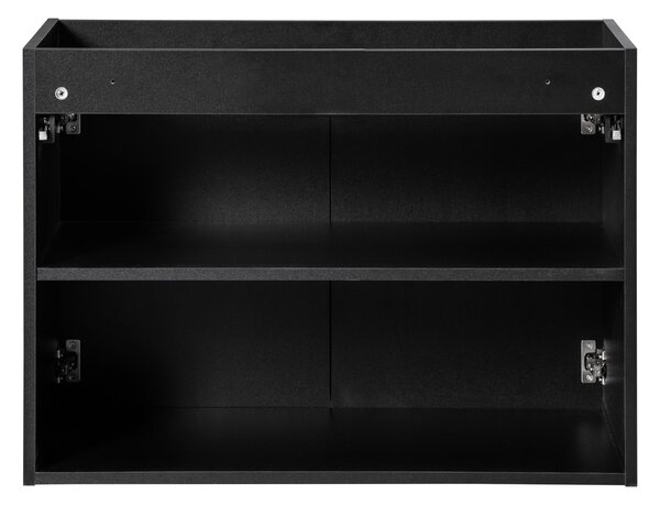 Skříňka pod umyvadlo NOVA Black 82-80-2D | 80 cm s dvířky
