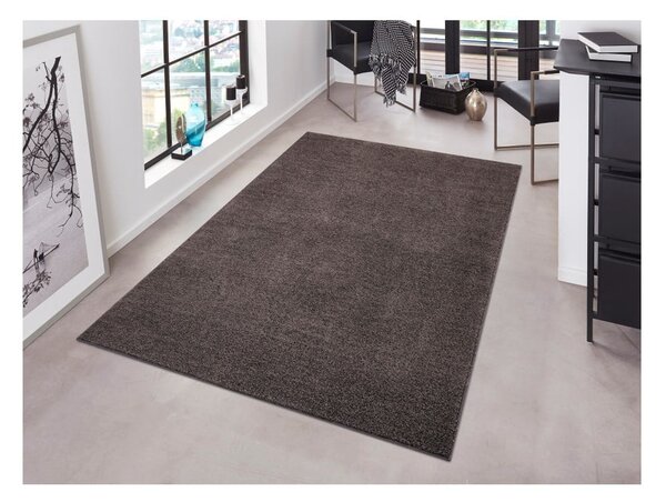 Antracitově šedý koberec Hanse Home Pure, 140 x 200 cm