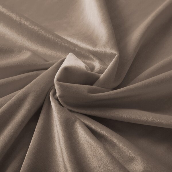 Biante Sametový obdélníkový ubrus Velvet Premium SVP-005 Světle hnědý 50x100 cm