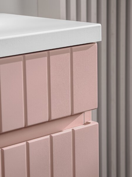 Comad Koupelnová skříňka pod umyvadlo Iconic Rose 80 antická růžová