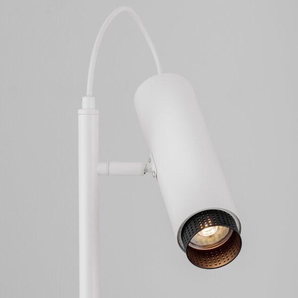 Nova Luce Bílá stojací lampa Nessi 160 cm