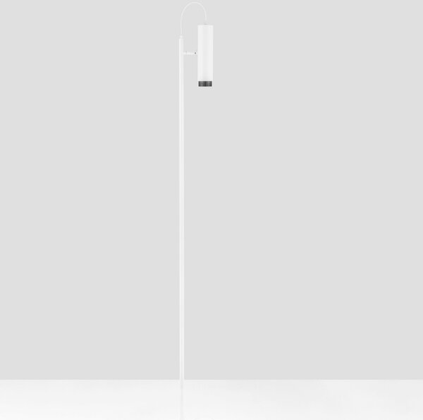 Nova Luce Bílá stojací lampa Nessi 160 cm
