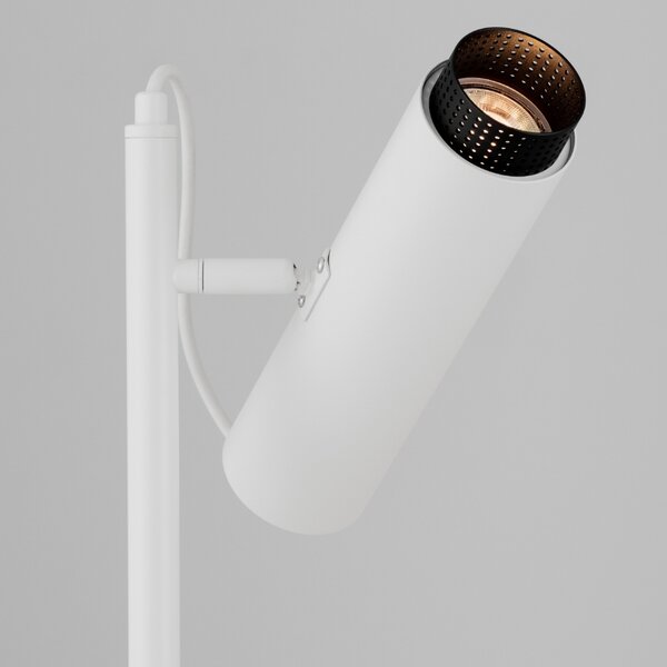 Nova Luce Bílá stojací lampa Nessi 160 cm