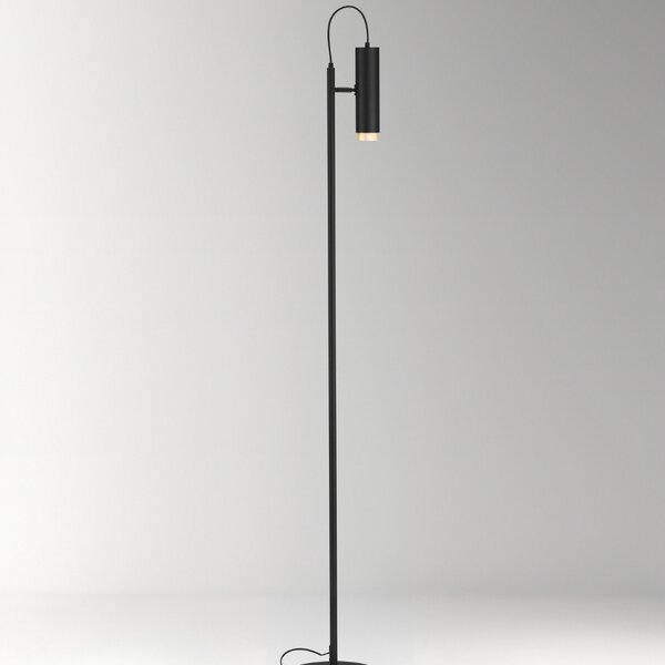 Nova Luce Černá stojací lampa Nessi 160 cm