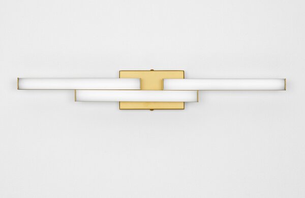 Nova Luce Zlaté nástěnné LED světlo Atom 60 cm