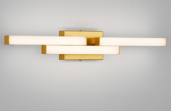 Nova Luce Zlaté nástěnné LED světlo Atom 60 cm