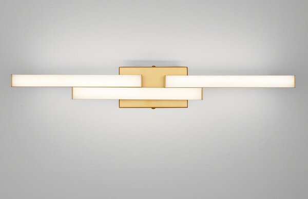 Nova Luce Zlaté nástěnné LED světlo Atom 60 cm