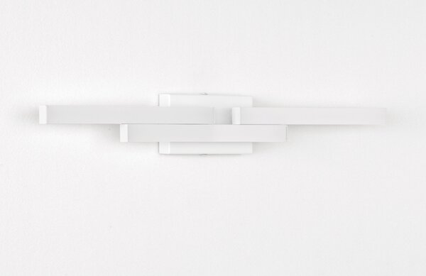 Nova Luce Bílé nástěnné LED světlo Atom 60 cm