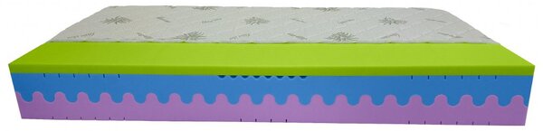 Bazyl.cz Matrace WELLS MEMORY EXTRA 7 zón 22cm - 80x200cm
