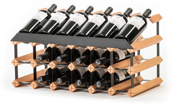 RAXI - český výrobek Pultový stojan na víno RAXI s kapacitou 18 lahví