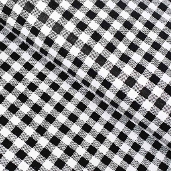 Biante Polštář válec bonbon Sandra SA-060 Černo-bílé kostičky 15x80 cm