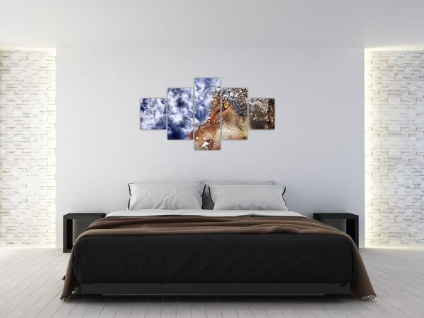 Obraz vlka (125x70 cm)