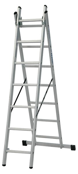 Elkop Hliníkový žebřík Multi 2x1,9m -7 příček