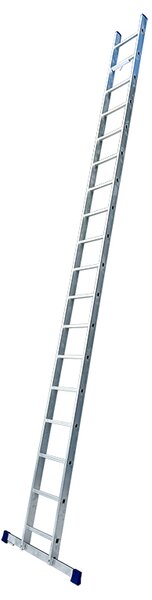 Elkop Jednoduchý hliníkový žebřík, délka 4,7m, 1x18 příček