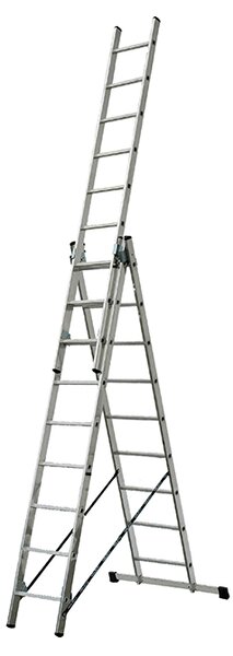Elkop Multifunkční hliníkový žebřík Ultra 3x2,4m, 9 příček