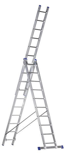 Elkop Multifunkční hliníkový žebřík Ultra 3x2,7m, 10 příček