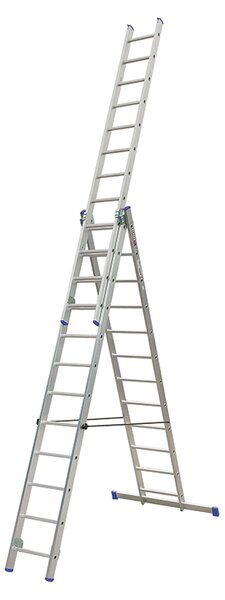 Elkop Multifunkční hliníkový žebřík Ultra 3x3,2m, 12 příček
