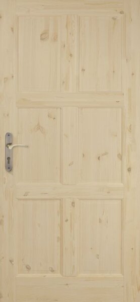 Orkan Interiérové dveře 70 P, 720 × 1970 mm, masivní dřevo, pravé, borovice, plné