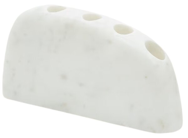 -30 % Dny Marianne - Bílý mramorový svícen Kave Home Signe 25 cm