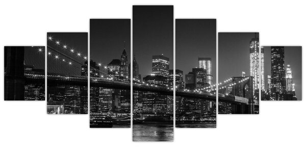 Obraz Brooklyn mostu v New Yorku (210x100 cm)
