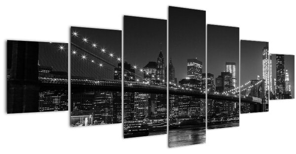 Obraz Brooklyn mostu v New Yorku (210x100 cm)