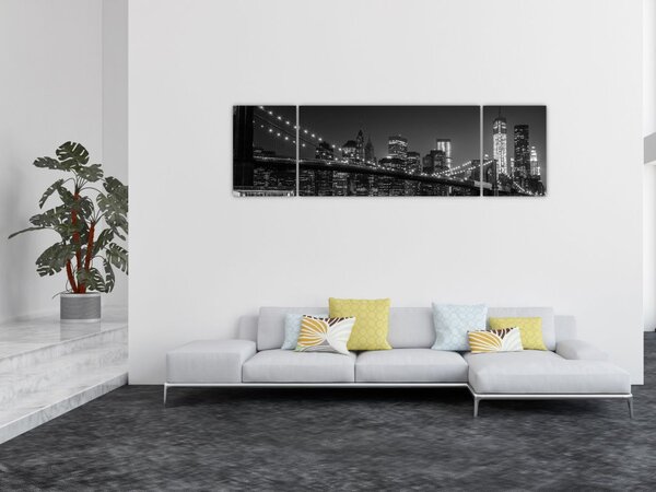 Obraz Brooklyn mostu v New Yorku (170x50 cm)