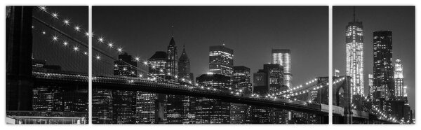 Obraz Brooklyn mostu v New Yorku (170x50 cm)