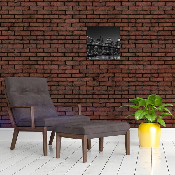 Obraz Brooklyn mostu v New Yorku (30x30 cm)