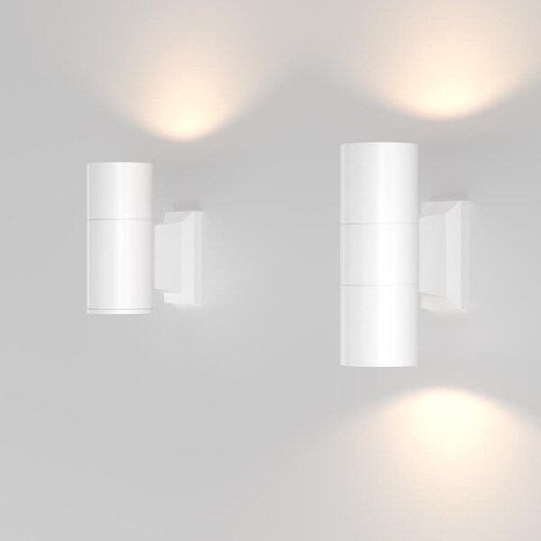 M O574WL-02W Nástěnné svítidlo Bowery 2xGU10 2x50W IP54 bílý hliník - MAYTONI