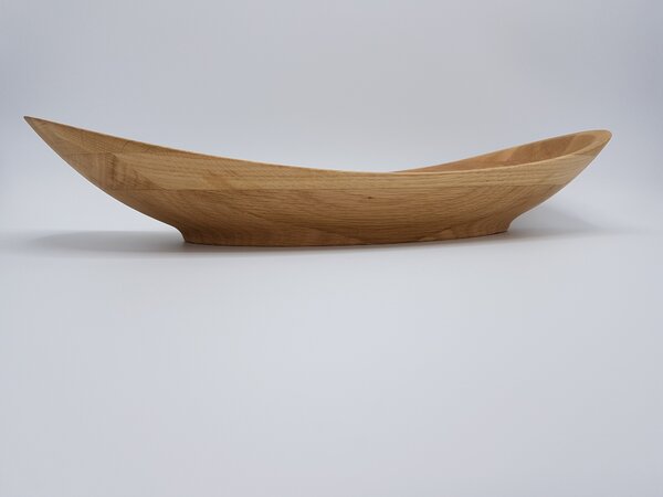 Havlíček truhlářství Mísa dřevěná polotovar Malá - dub 290 x 130 x 50mm - k dobroušení
