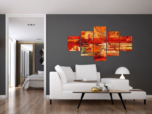 Obraz nástěnné malby (125x70 cm)