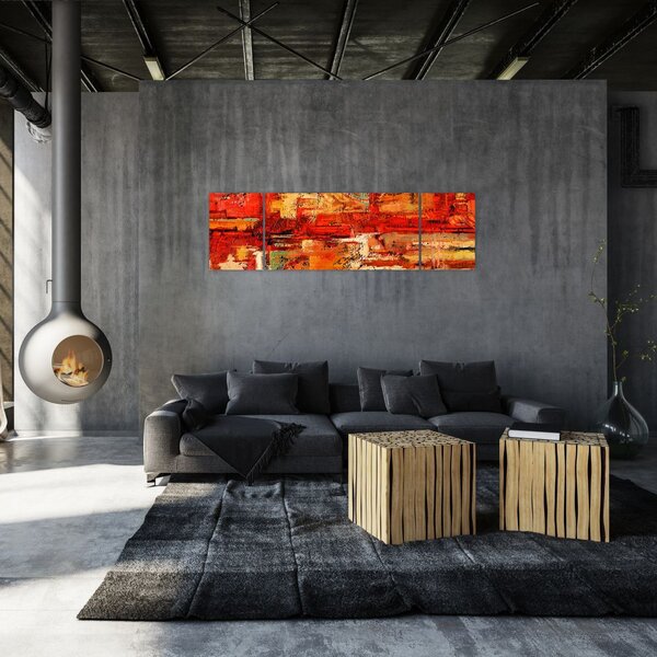 Obraz nástěnné malby (170x50 cm)