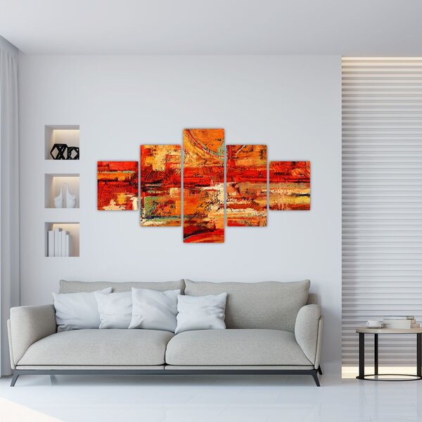 Obraz nástěnné malby (125x70 cm)
