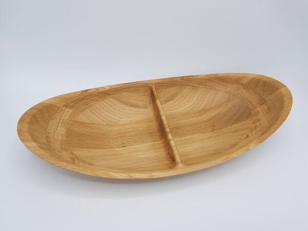 Havlíček truhlářství Mísa dřevěná polotovar Malá - dub 290 x 130 x 50mm - k dobroušení