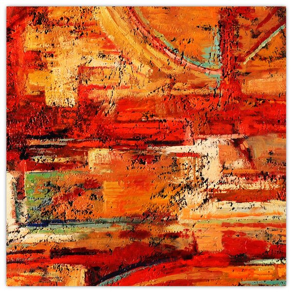 Obraz nástěnné malby (30x30 cm)