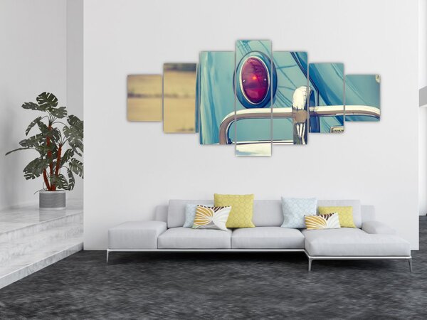 Obraz tyrkysového veterána (210x100 cm)