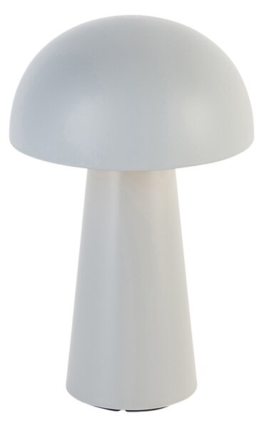 Stolní lampa šedá včetně LED dobíjecího a 3-stupňového dotykového stmívače IP44 - Daniel