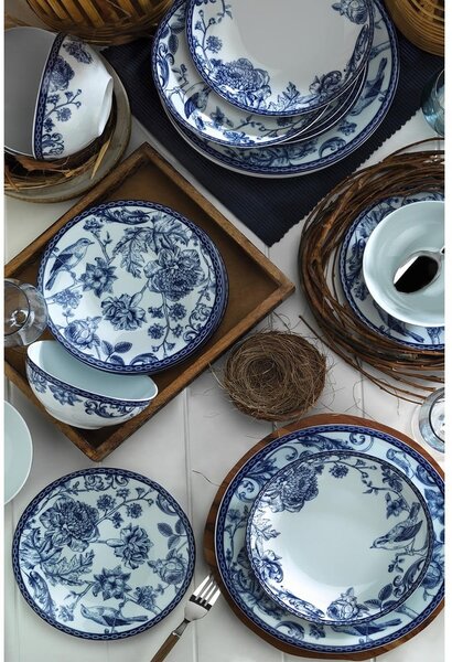 Porcelánová jídelní sada 24 ks pro 6 osob Flowers – Kütahya Porselen
