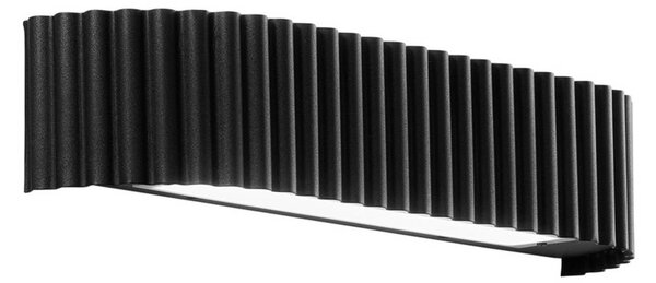 Luce Ambiente Design LED nástěnné světlo Niike, černá, šířka 40 cm, kov,, Černá, Obývací pokoj / jídelna, kov, Moderní