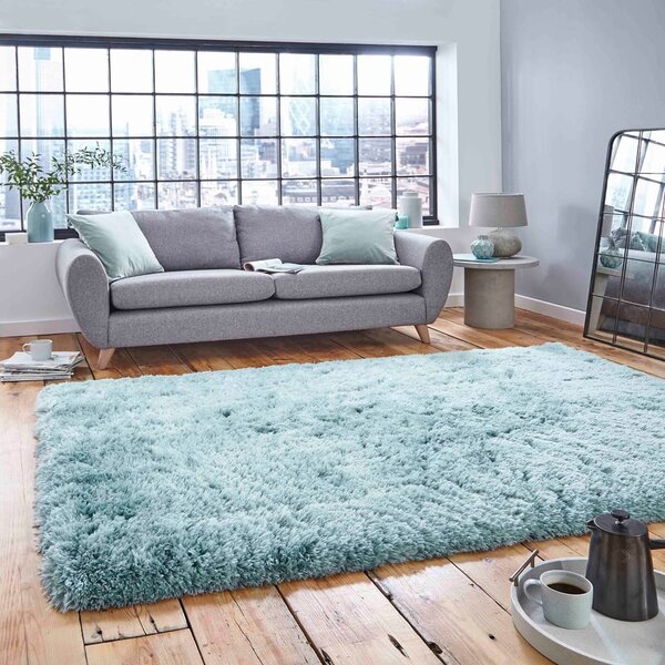 Blankytně modrý koberec Think Rugs Polar, 150 x 230 cm