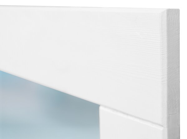 KATMANDU Zrcadlo Belluno Elegante bílá, masiv, 130x47x1,8 cm