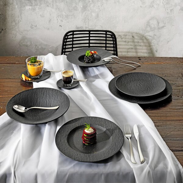 MĚLKÝ TALÍŘ Manufacture Rock 27 cm Villeroy & Boch - Jídelní talíře